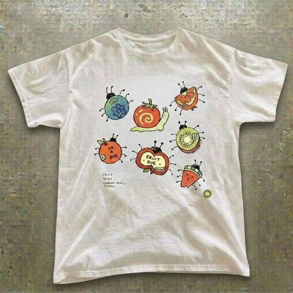 Other - Fruit Bug White Cotton T Shirt